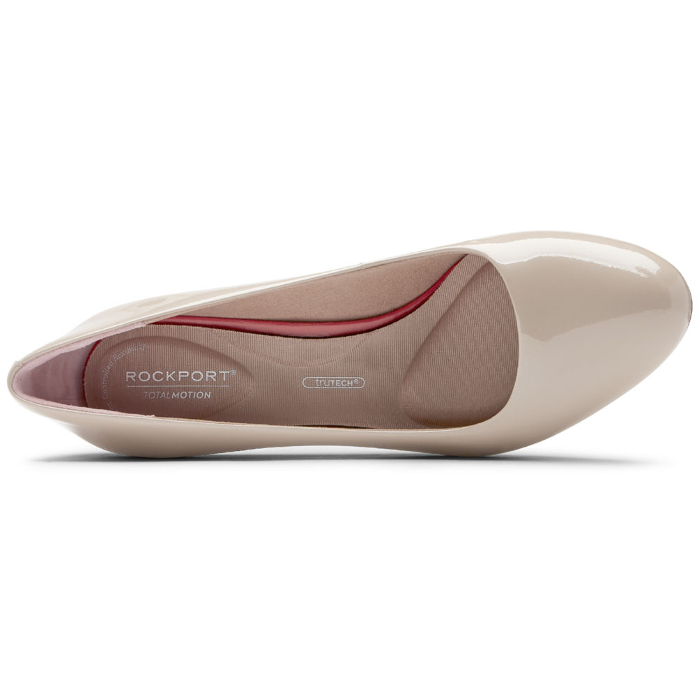 Rockport Hæler Sko Dame Beige - Total Motion Arabella - HNCE57942